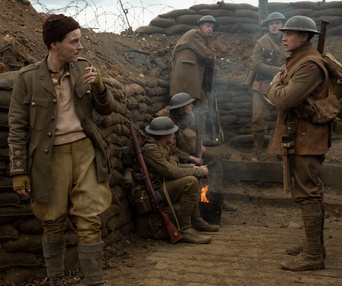 Une scène du film 1917