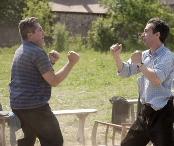 Une scène du film La guerre des boutons