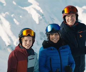 Une scène du film Downhill