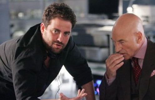 Brett Ratner sur le plateau de X-Men: The Last Stand