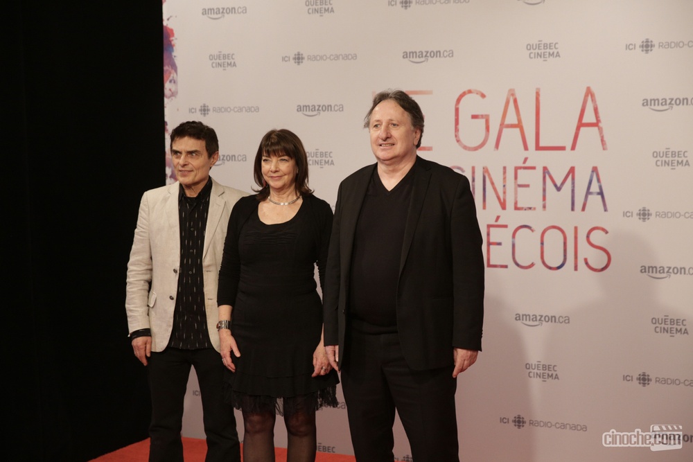 Sur le tapis rouge de Gala du cinéma Québécois