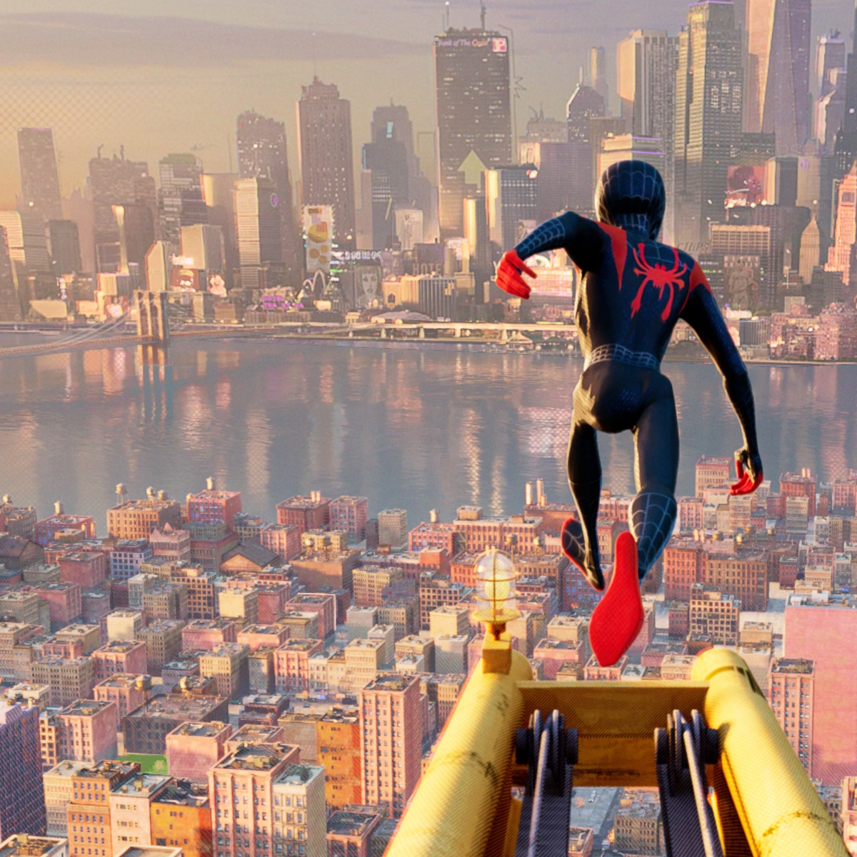 Une scène du film La course des tuquesSpider-Man: Into the Spider-Verse