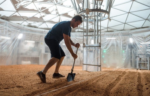 Une scène du film The Martian