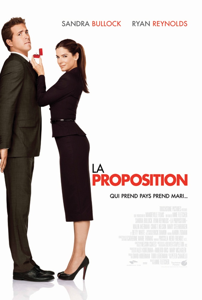 Galerie - Primeur : Affiche en français de la comédie romantique La proposition