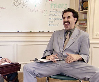 Scène du film Borat