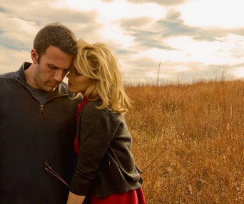 Une scène du film To The Wonder