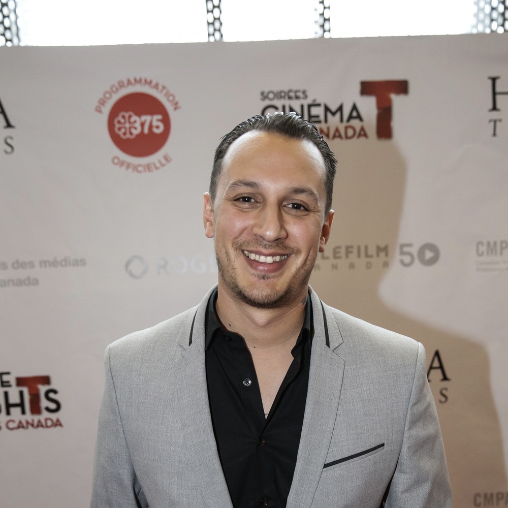 Sur le tapis rouge du film Hochelaga, Terre des âmes