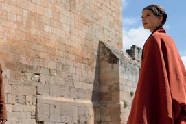 Une scène du film Le Moine