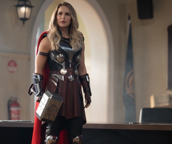 Une scène du film Thor: Love and Thunder