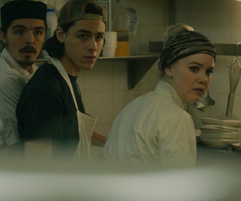Une scène du film Le plongeur