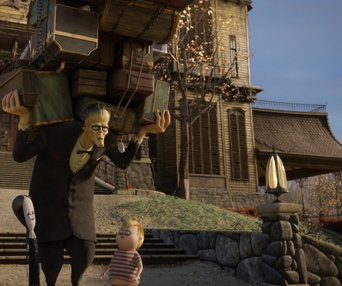 Une scène du film The Addams Family 2