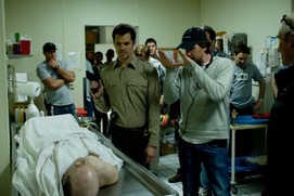Sur le plateau du film The Crazies Sur le plateau du film The Crazies