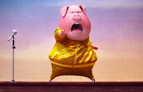 Une scène du film Sing