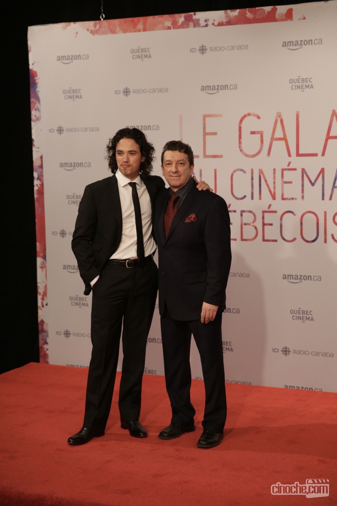 Sur le tapis rouge de Gala du cinéma Québécois