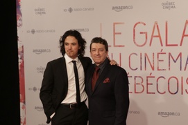 Sur le tapis rouge de Gala du cinéma Québécois Sur le tapis rouge de Gala du cinéma Québécois