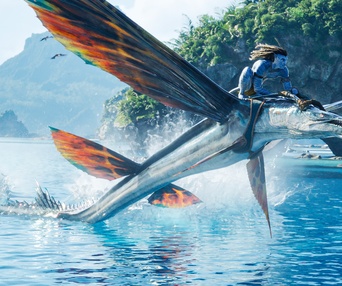 Une scène du film Avatar: The Way of Water