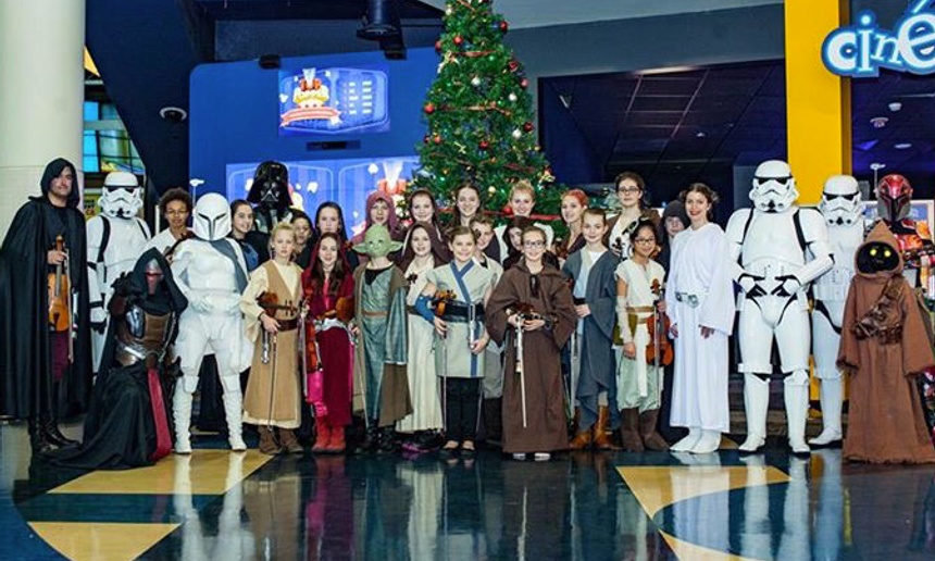 Un récital épique au Cineplex Beauport pour la sortie de Star Wars : Le réveil de la force