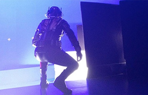 Sur le plateau du film Ant-Man