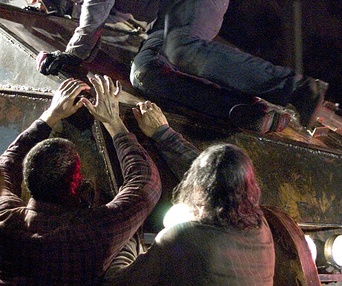 Scène du film La terre des morts