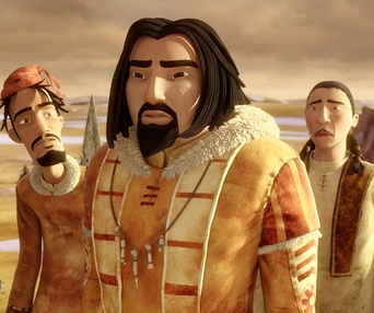 Une scène du film La légende de Sarila