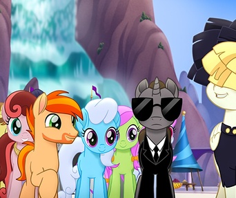 Une scène du film My Little Pony: The Movie