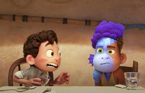 Une scène du film Luca