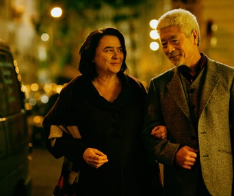 Une scène du film Le hérisson
