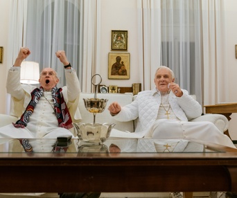 Une scène du film The Two Popes