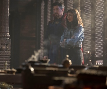 Une scène du film Doctor Strange in the Multiverse of Madness