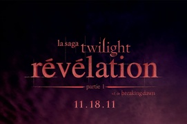 Affiche du film La saga Twilight : Révélation - Partie 1 Affiche du film La saga Twilight : Révélation - Partie 1