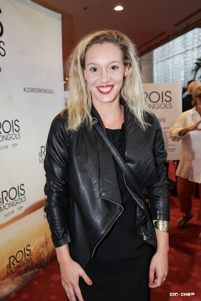 Sur le tapis rouge du film Les rois mongols