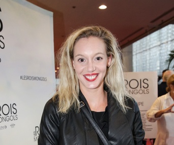 Sur le tapis rouge du film Les rois mongols