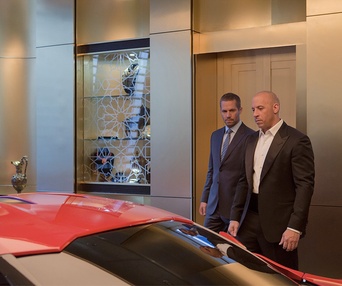 Une scène du film Furious 7