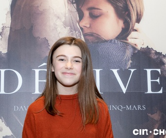 Sur le tapis rouge du film Dérive