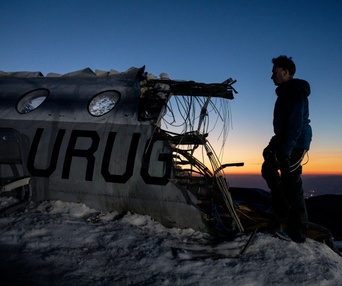 Une scène du film Society of the Snow