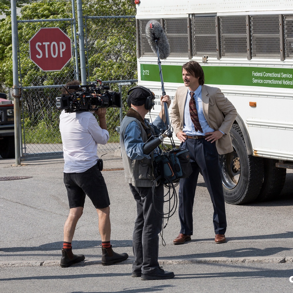 Sur le plateau du film Gut Instinct