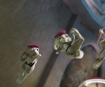 Une scène du film Hop