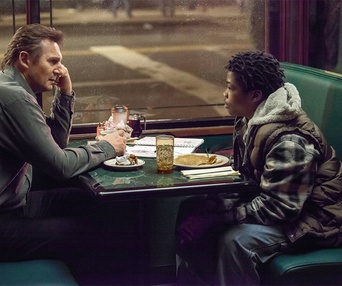 Une scène du film A Walk Among the Tombstones