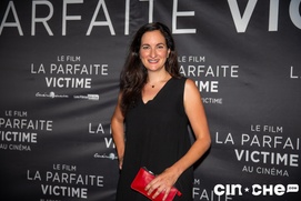 Sur le tapis rouge du film La parfaite victime