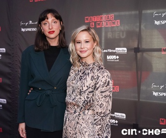 Sur le tapis rouge du film Matthias et Maxime