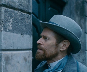 Une scène du film At Eternity's Gate