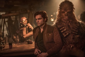 Une scène du film Solo: A Star Wars Story