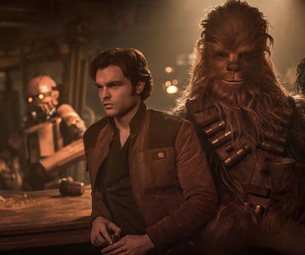 Une scène du film Solo: A Star Wars Story