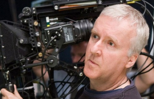 James Cameron sur le plateau d'Avatar