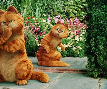 Scène du film Garfield Pacha Royal
