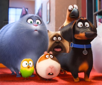 Une scène du film The Secret Life of Pets