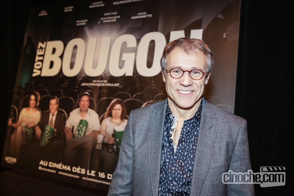 Sur le tapis rouge du film Votez Bougon