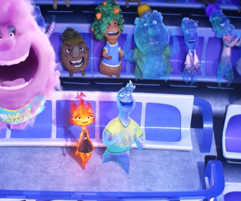 Une scène du film Elemental