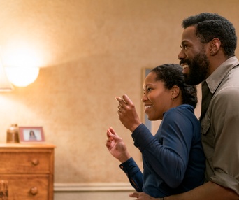 Une scène du film If Beale Street Could Talk
