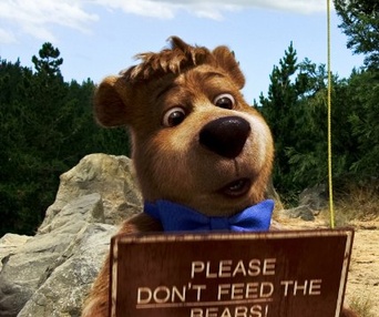 Une scène du film Yogi Bear